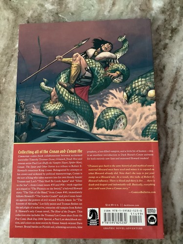 Conan The Spear And Other Stories 2010 Graphic Novel 1st Edition SC Dark Horse - Picture 8 of 8