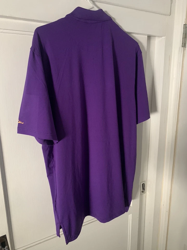 NOVA Camisa Polo Masculina Louisiana State LSU Tigers Sports SS Gola 2-XLarge 2XL - Imagem 2 de 4