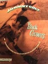 Johnny Colt The Black Crowes Signed Washburn Bass Promo Poster JSA COA PROOF Johnny Colt The Black Crowes Signed Washburn Bass Promo Poster JSA COA PROOF
