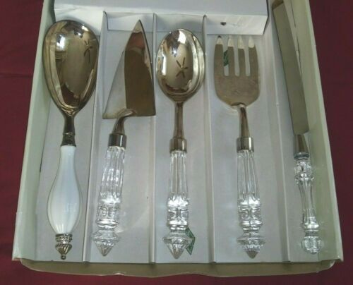 Silver Treasures by GODINGER✭サーバースプーンセット Silver Treasures by Godinger Silver Art Company Cake Knife And Pie