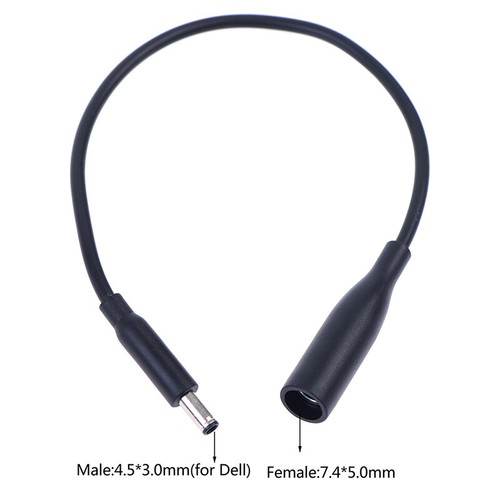 DC Power Charge Converter Adapter Cable Cord 7.4*5.0mm Female to 4.5*3.0 mm MaKE - Photo 5/5