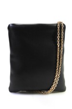 Stand Studio Women's Leather Chain Strap Crossbody Handbag Black Size S