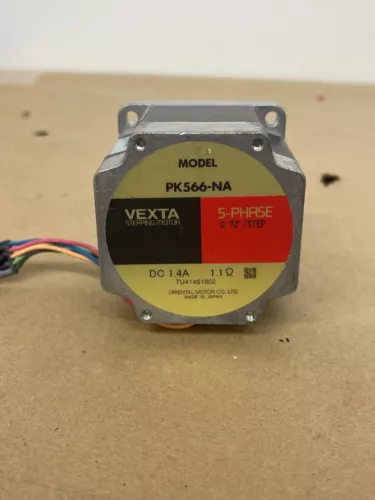Oriental Motor Vexta PK566-NA Stepping Motor 5 Phase W/ HELI-CAL