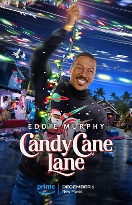 RICH HILL PRODUCTIONS BB0760 Candy Cane Lane Film By Reginald Hudlin 2023 Movie Poster 11x17