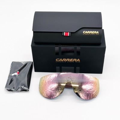 NEW FLAGLAB 12 0000J CARRERA SHIELD SUNGLASSES ROSE GOLD  display picture 3