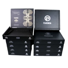 Lot of 10 Plasencia Salomon Generacion V Empty Wood Cigar Box 10" x 8" x 1.75"