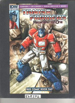 FCBD TRANSFORMERS: REGENERATION ONE #88.5 NM UNREAD UNSTAMPED 2012 IDW