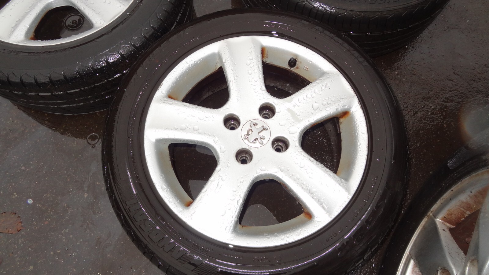 PEUGEOT PARTNER MK2 ALLOY WHEELS & TYRES 16" ALLOYS 2055516 200817⭐
