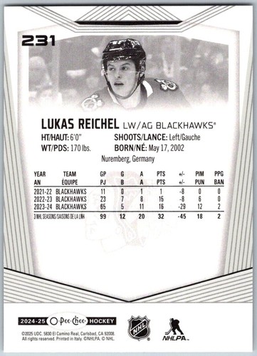 Cartes de base de hockey O-Pee-Chee OPC 2024-25 (201-300) - à choisir dans la liste - Photo 27 sur 85