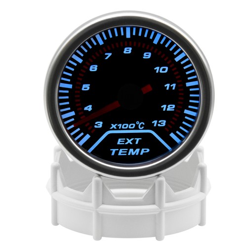 52mm Car EGT Exhaust Gas Temp Gauge LED Pointer Temperature Meter With Sensor - Picture 2 of 11