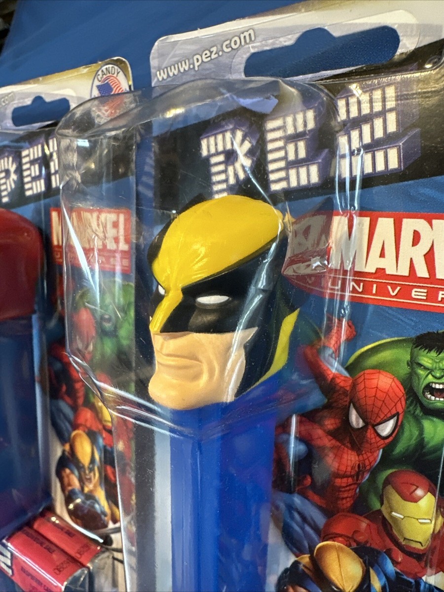 PEZ Marvel Universe WOLVERINE, SPIDER-MAN, HULK, IRONMAN New PEZ Marvel Universe WOLVERINE, SPIDER-MAN, HULK, IRONMAN New