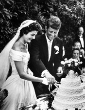 President John F Kennedy and his wife Jacqueline Wedding Photo 8x10 Print 48