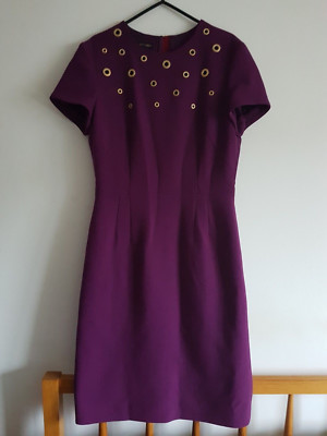 escada purple dress