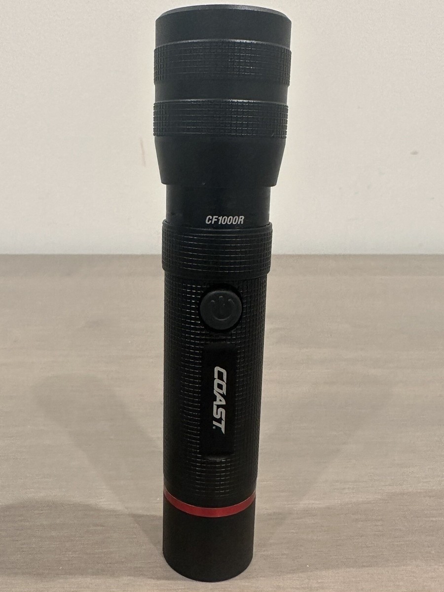 coast cf1000r 1000l led rechargeable flashlight 1000 Lumen Flashlight, Adjustable Focus, Waterproof, Dustproof, Rugged for Fishing, Hiking, Camping, Mechanic Work Pack power Mount for Coast CF1000R 1000L