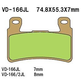 Plaquette de frein avant KH296 Sintered Gold haute endurance Honda