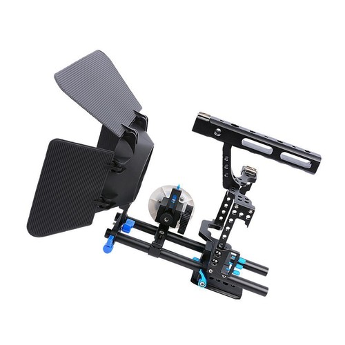DSLR Stabilizer with Matte Box Follow Focus For Sony A7 A7R A7RII A7S