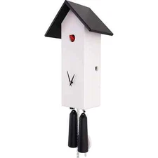 Cuckoo Clock 8-day-movement Modern-Art-Style 41cm by Rombach & Haas, Modern Hand