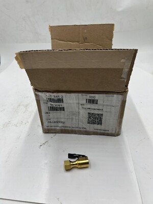 Box of 100 Dill Air Controls Hunter Type Female Open End Euro Coupling 145-341-2