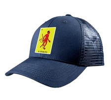 Mexican Bingo Cap Hat Gorra Color Navy Blue Loteria Mexicana Gorra Cartas
