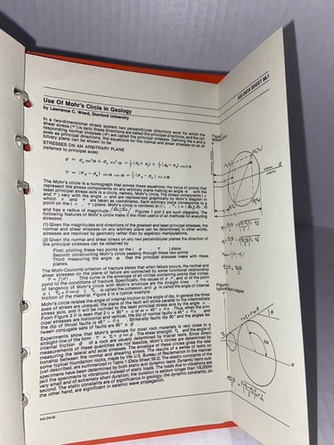 AGI DATA SHEETS: FOR GEOLOGY IN FIELD LABORATORY By Dutro, Dietrich & Foose - G8 - Picture 15 of 20