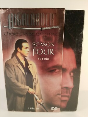 Highlander There can Be Only One: Season Four TV Series DVD 9 Disc Set