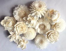 Mix Flowers Craft Sola Balsa Wood Decor Fragrance Home Spa Bouquet Wedding NEW