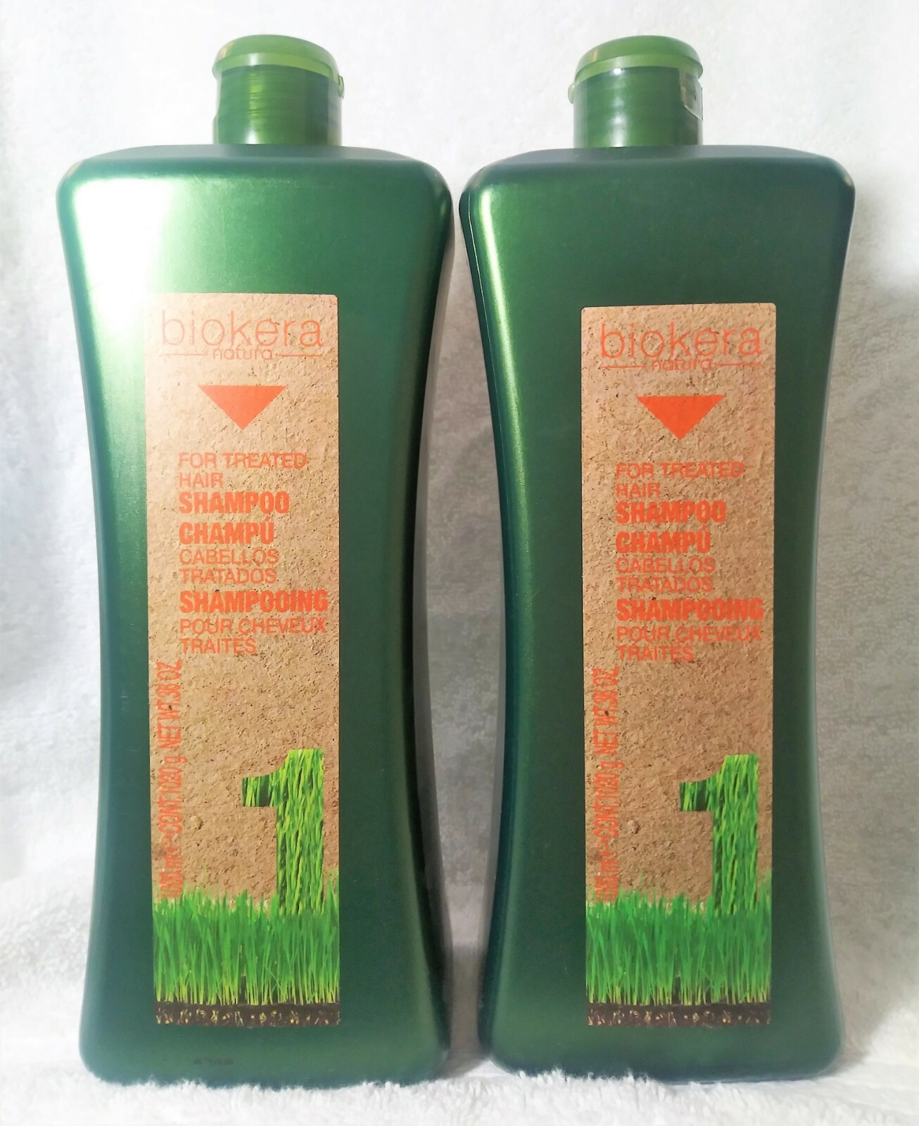 SALERM BIOKERA NATURA FOR TREATED HAIR SHAMPOO 36oz/1000ml (2 Units)