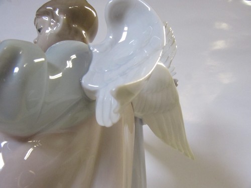 L@@K! EINGESTELLT LLADRO 5495 LG. ENGELCHOR 3 GEFLÜGELTE ENGEL SINGEND PORZELLAN - Bild 6 von 21