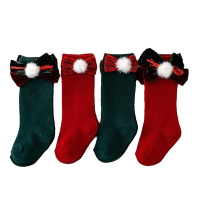 Trendy Bowknot Designs Kids Socks Socks Warm Sock for Various Occasions