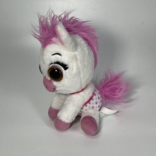 Disney Girls 6 Inch White Pink Jr Tots Care for Me Pony Horse Baby Plush - Picture 3 of 8