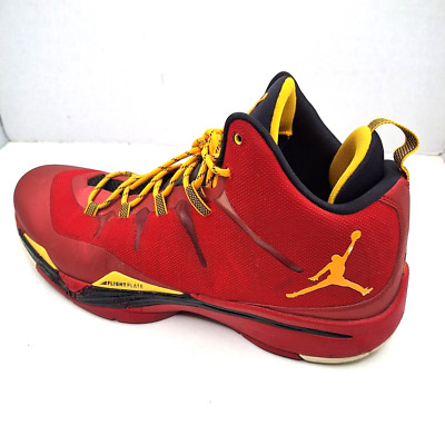 Air Jordan Super Fly 2 Gym Red University Gold Men's Shoes  Size 15 (599945-627)