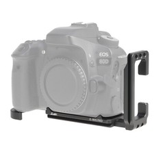 L Bracket Camera Mount Quick Release Plate For Canon 70D 80D 90D
