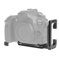 L Bracket Camera Mount Quick Release Plate For Canon 70D 80D 90D