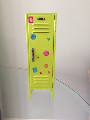 american girl doll green locker