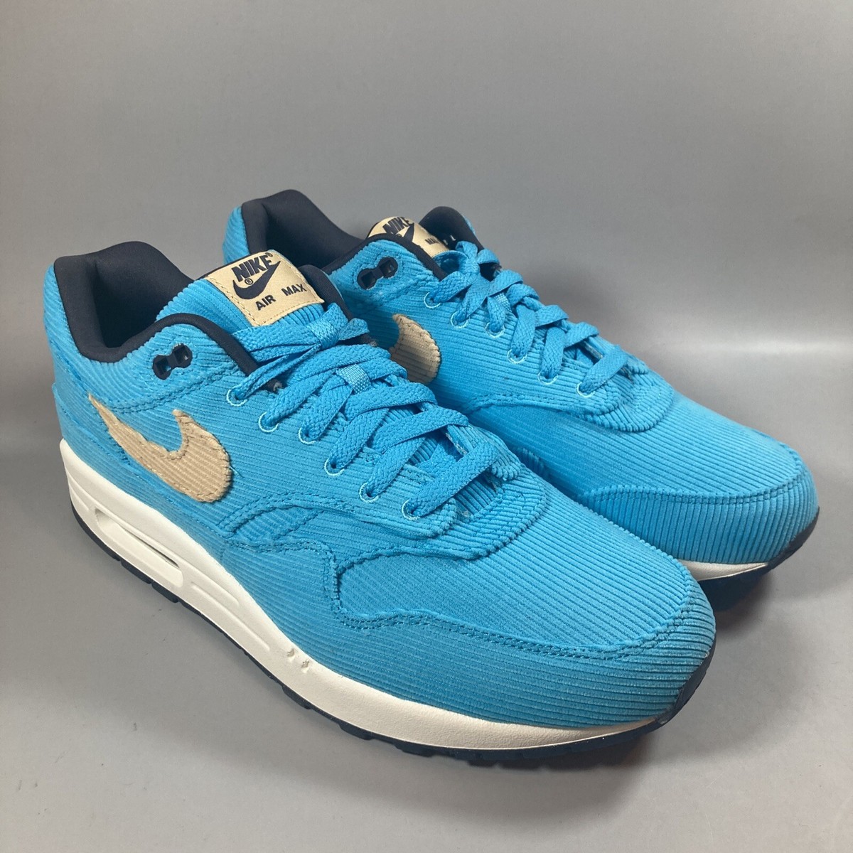 Size 11.5 - Nike Air Max 1 Premium Baltic Blue Corduroy for sale