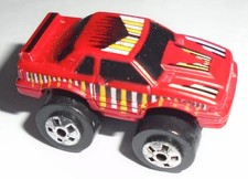 Road Champs Micro Machines Custom Red Monster Truck 1/144 Scale Diecast
