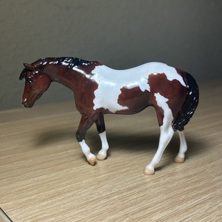 2026 Best of Breyerfest Stovel Glossy Indian Pony ONLY Dark Bay Pinto 1 of 2100