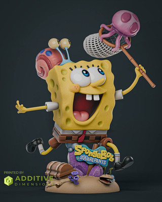 Sponge Bob by Zenith FAN ART Figur Statue 1:6 Resin 3D Printed DIY Model Kit