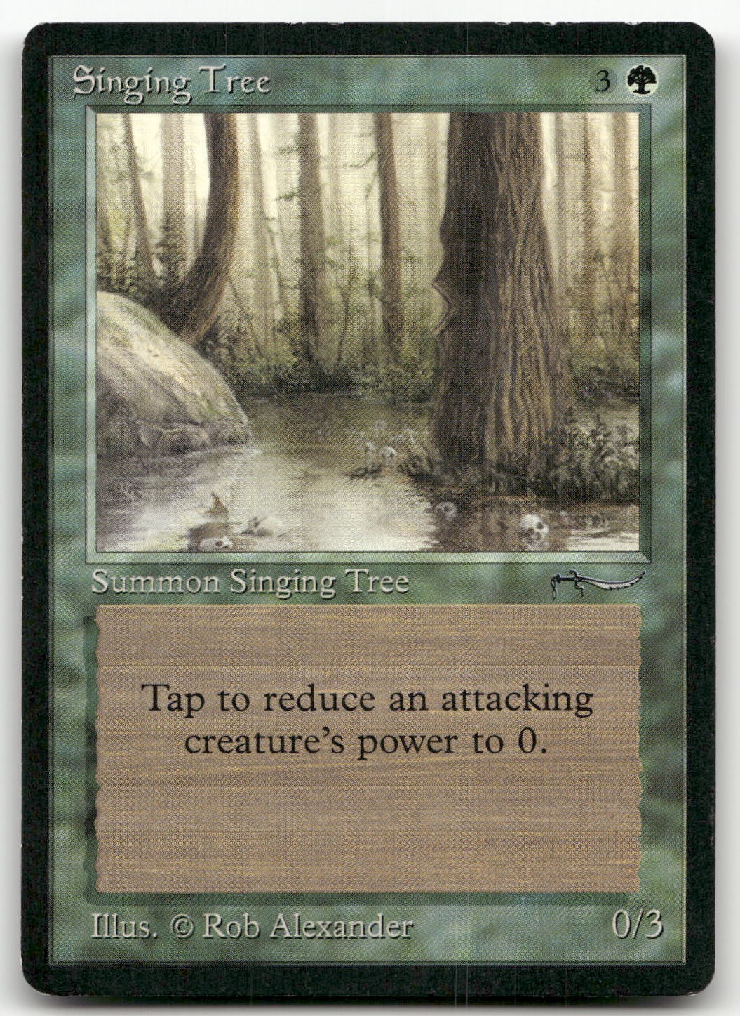 Singing Tree (MP) Arabian Nights ARN Magic MTG
