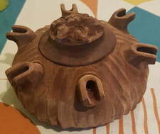 Italian Hand carved Mahogony Grole 6 spouts -  'Cup of Friendship'