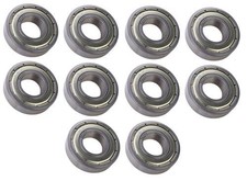  10 Each R8-ZZ Shielded Radial Ball Bearing 1/2 ID X 1-1/8 OD X 5/16 Wide