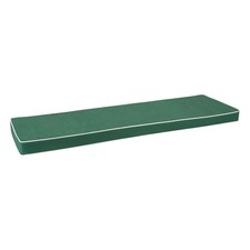 Alfresia 3 Seater Luxury Filled Garden Bench Cushion | Water Resistant | Green