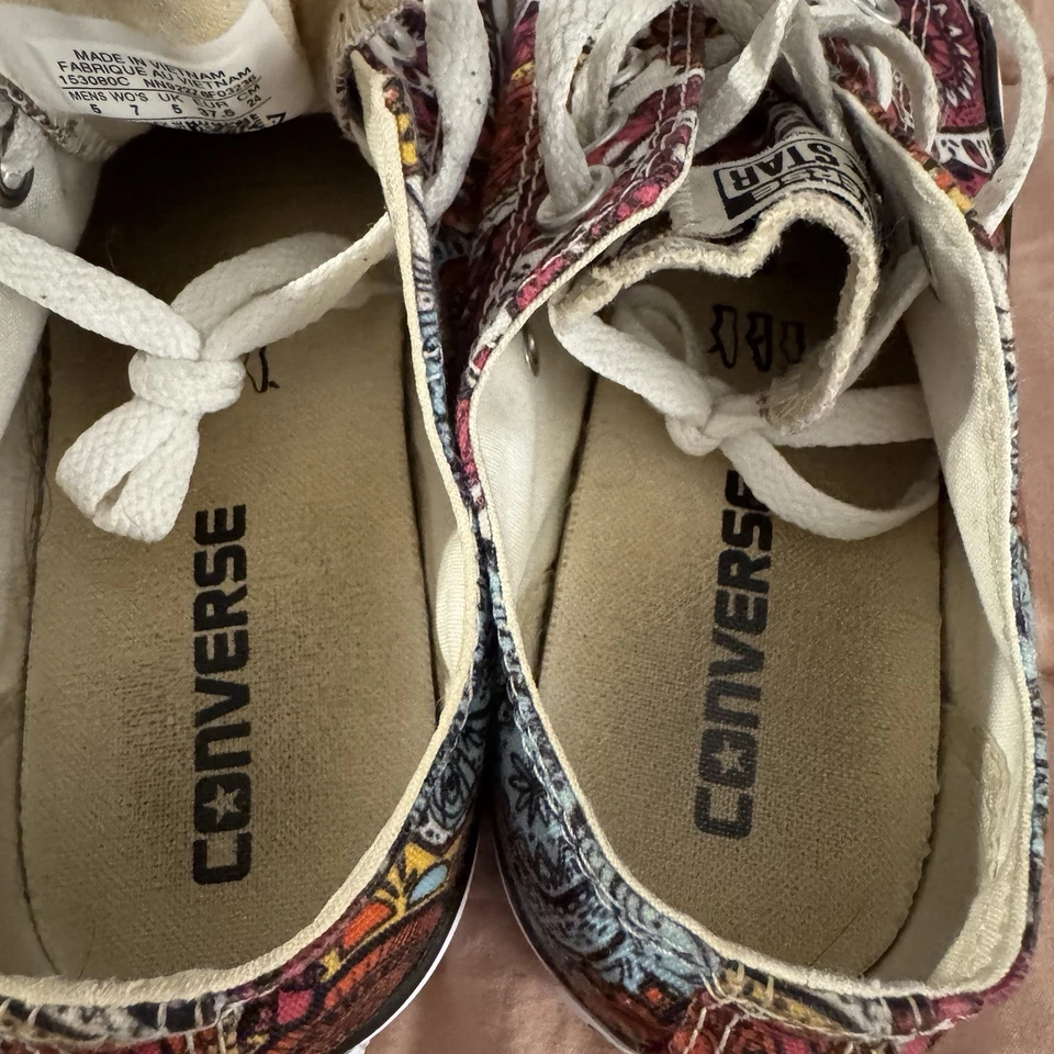 Hip Converse Chuck Taylor All Star Lo Top Mandala 多色男式 5 wo’s 7 码。 — 第 4/4 张图片