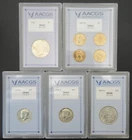BU US ESTATE COIN COLLECTION 90% SILVER MORGAN PEACE DOLLAR UNCIRCULATED NR!