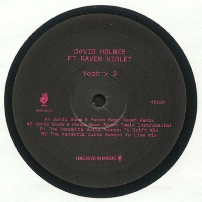 HOLMES, David feat RAVEN VIOLET - Yeah X 3 - Vinyl (12'')