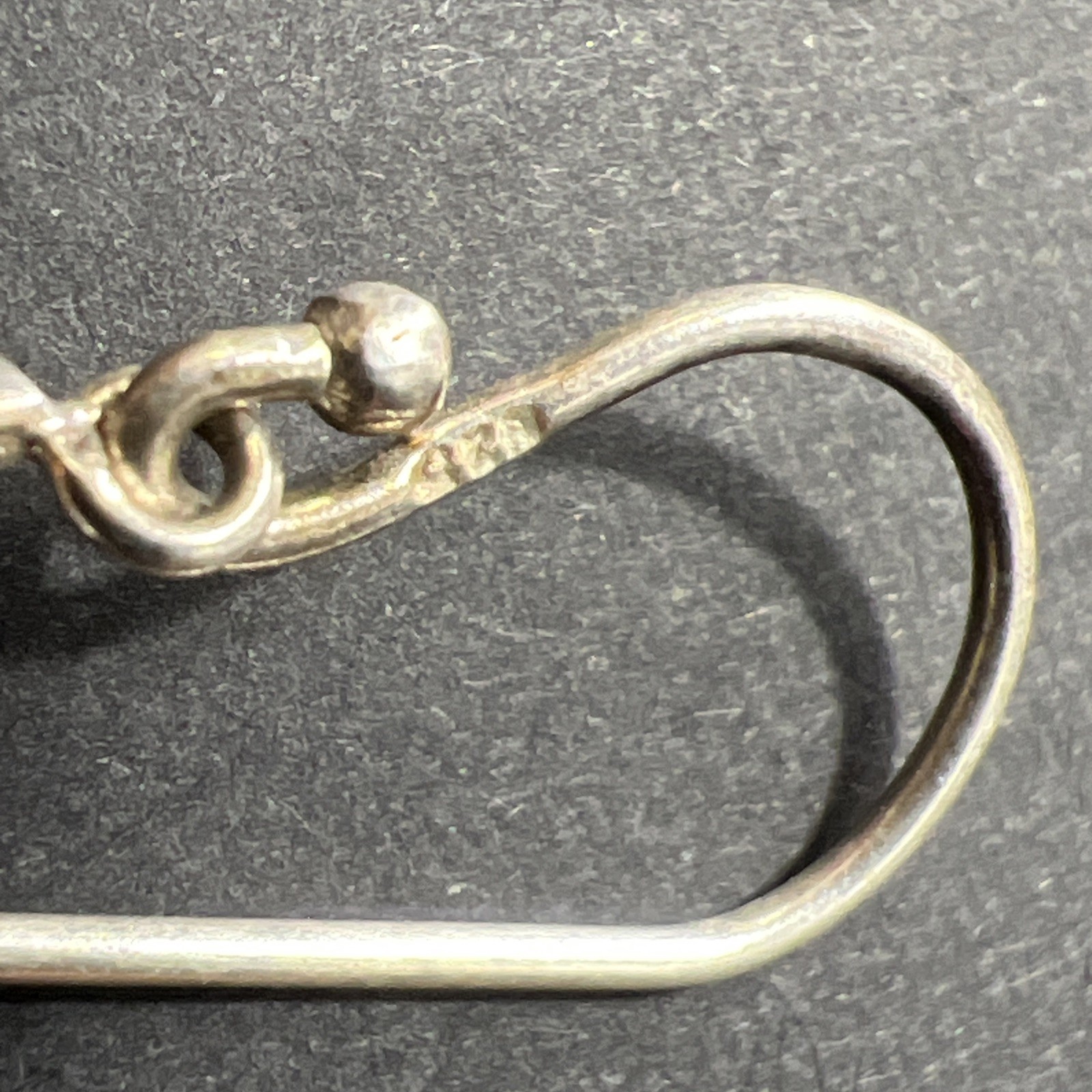 Spiral Loop Sterling Silver Dangle Drop Single Ea… - image 5