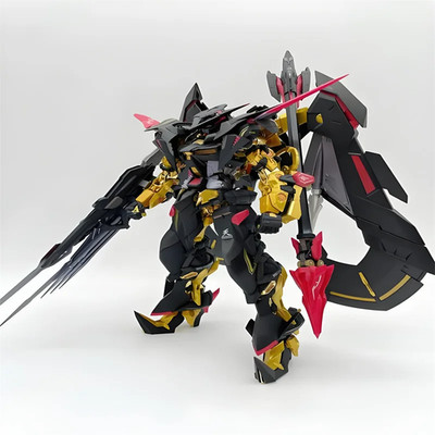 High-Grade 1/144 Gundam Astray Gold Frame with Flight Pack Assembly Model Kit Ac