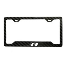 Volkswagen Golf R Real 3k Twillweave Carbon Fiber License Plateframeholder