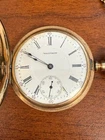 Antique Waltham Gold Plated Pocket Watch w/ Chain Fob Estimated 1906