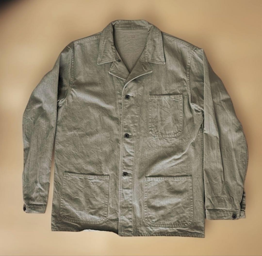 Buzz Rickson's N-3 Utility Jacket Herringbone 2XL… - image 3